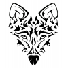 Tribal vlčí hlava (dětské)